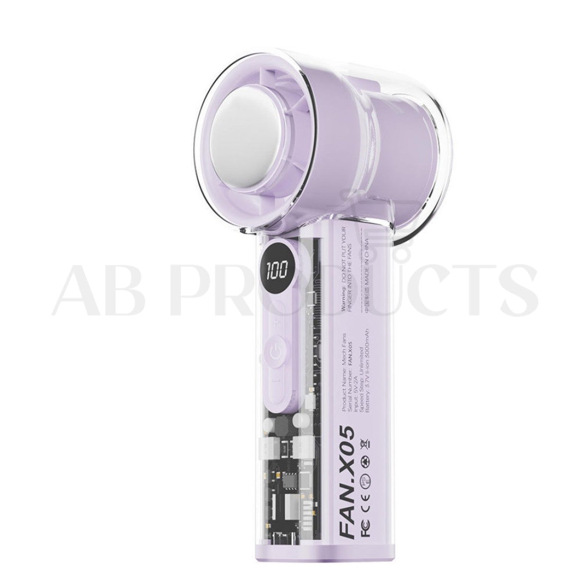 X05 High Speed Cooling Fan (3000 mAh Battery)
